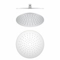 Kibi Circular 10 Metal Ultra Thin Profile Rain Shower Head 1.75 GPM - Chrome SH1001CH